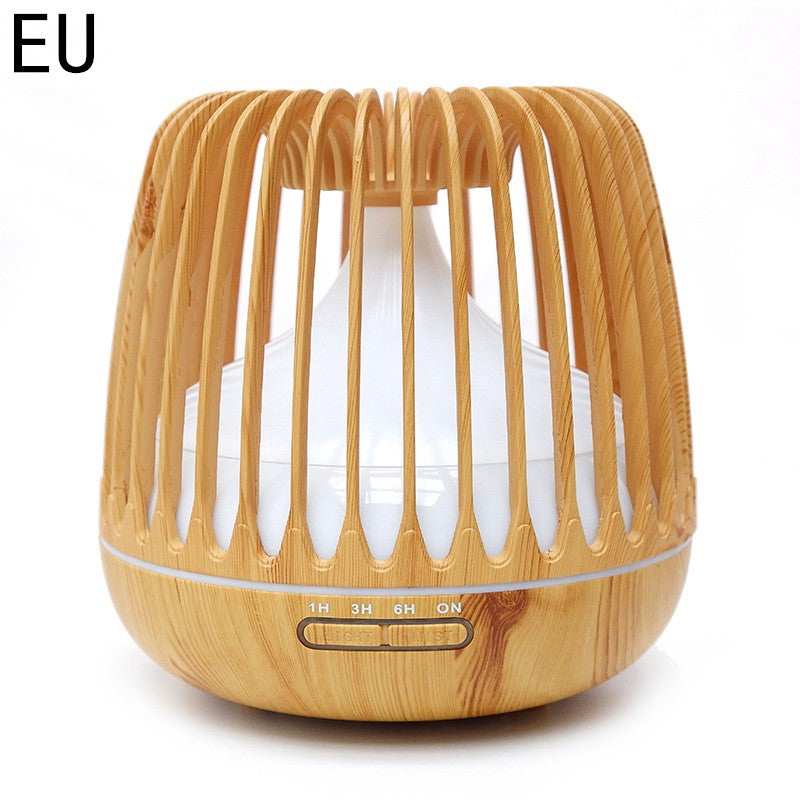 Bird cage wood grain aromatherapy machine