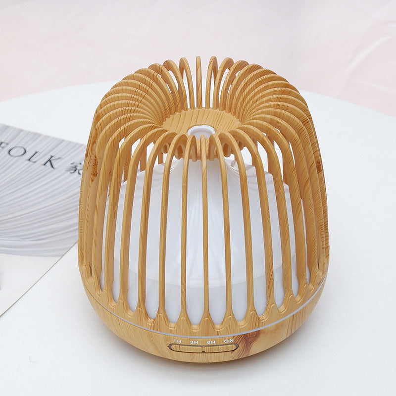 Bird cage wood grain aromatherapy machine